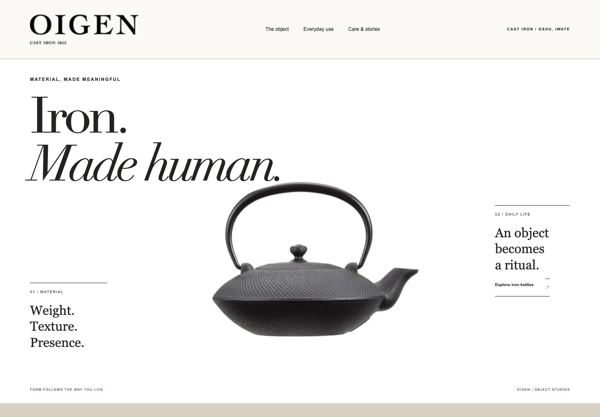 Aperçu du concept pour OIGEN